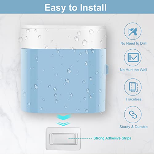 GFWARE Wall Toothbrush Holder and Toothpaste Dispenser with - Product Imagery