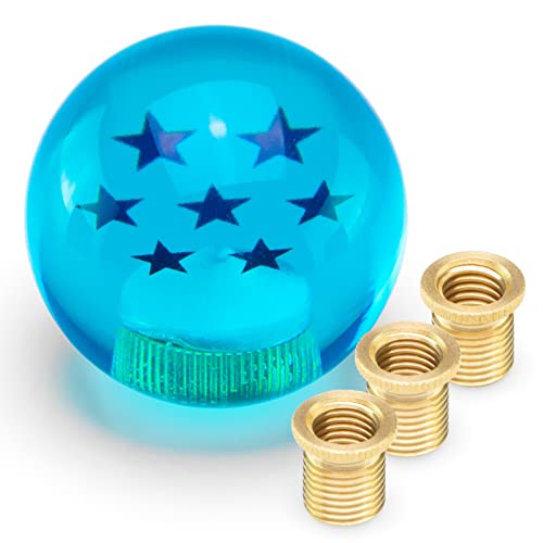JDMBESTBOY Universal Z Shift Knob Ball 1-7 Star 54mm Adapters - Product Imagery