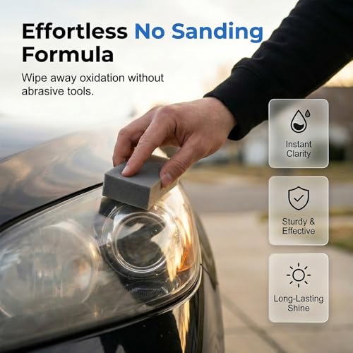 Automotive Headlamp Restoration Fluid Kit 2026 Headlight - Product Imagery