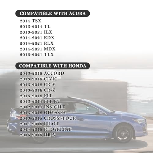 20PCS Car Front Bumper Clips Compatible with Honda & Acura,Push - Product Imagery