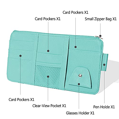 Car Sun Visor Organizer, Sunglasses Holder for Car Sun Visor - Product Imagery