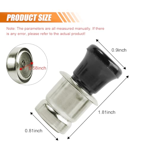 KITUREK Car Cigarette Lighter, 12V Pop-Out Car Lighter Plug, 2PCS - Product Imagery
