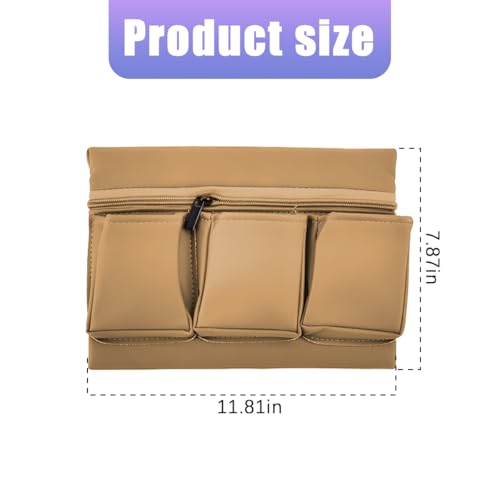 Mandark Leather Car Window Armrest Organizer with Multiple - Product Imagery