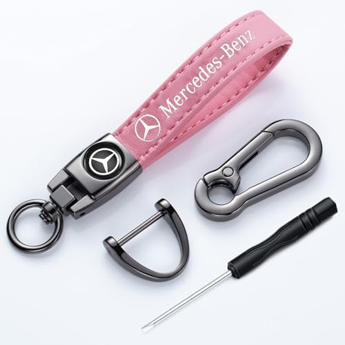 Car Keychain Compatible for Mercedes Benz Series Key Chain Ring - Product Imagery