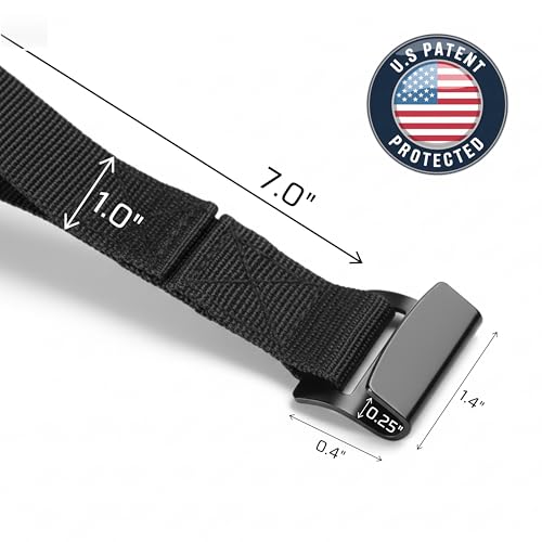 6 Door Hook Straps for Car Rooftop Cargo Carrier Tie Down, Flat - Product Imagery