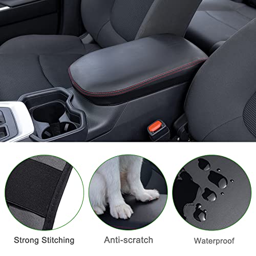 Center Console Cover for 2019-2025 Toyota Rav4 Red - Product Imagery