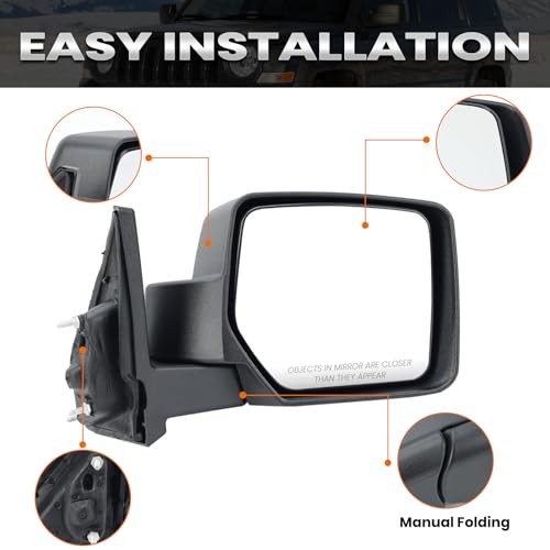 Right Passenger Side Mirror Compatible with Jeep Patriot - Product Imagery