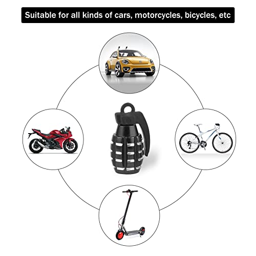 SINGARO Car Tire Valve Stem Cap, Personalized Tire Valve Stem - Product Imagery