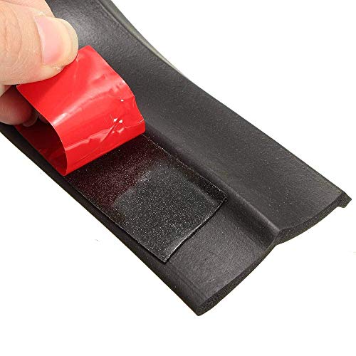 Universal 2.5M Car Front Bumper Lip Splitter Spoiler Rubber - Product Imagery