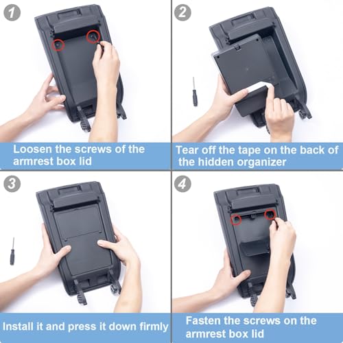 PIMCAR Center Console Hidden Organizer for Honda Accord 2018 - Product Imagery