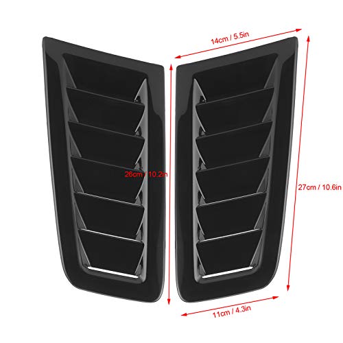 2PCS Universal Hood Air Vents for Car Hood Scoop, Bonnet Vent - Product Imagery