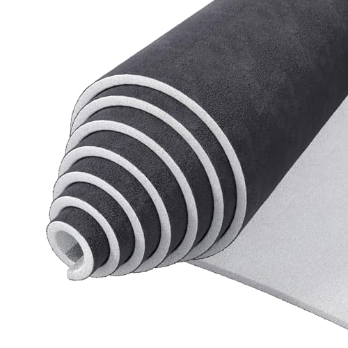 Babnecl Suede Auto Headliner Fabric 98" L × 60" W with Foam - Product Imagery