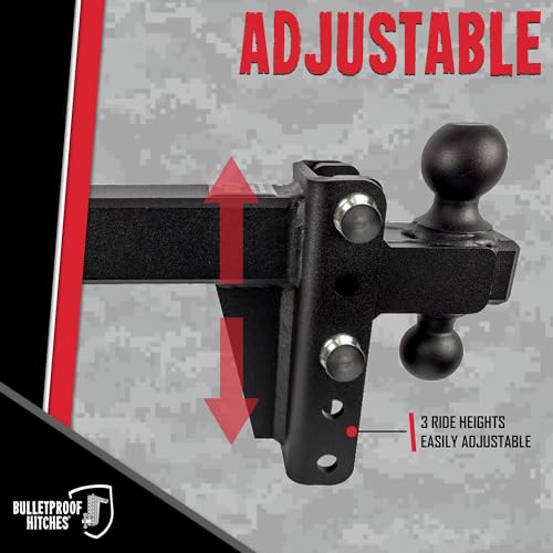 BulletProof Hitches - 2.5" Adjustable Heavy Duty Trailer Hitch - Product Imagery