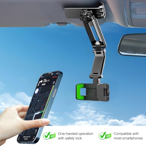 Rotatable and Retractable Car Phone Holder - 1080 Multifunction - Product Imagery