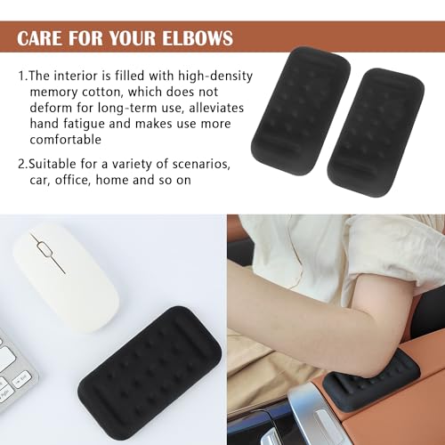 2PCS Car Arm Rest Elbow Pads,Comfortable Car Arm Rest Cushion - Product Imagery