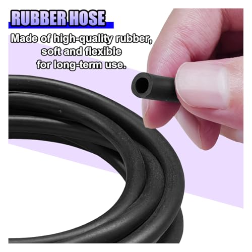 7PCS Car Windshield Washer Hose Kit, 3 Meter Washer Fluid Hose & - Product Imagery
