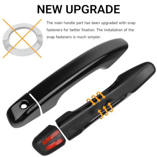 Car Door Handle Cover Protector Compatible with Honda 2018-2022 - Product Imagery