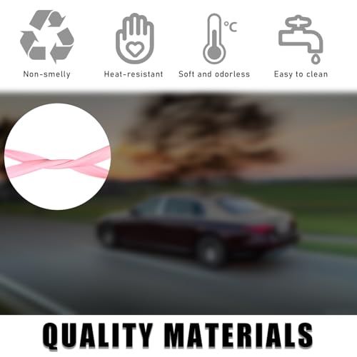 Wevdn Rear View Mirror Protector Frame, Silicone Car RearView - Product Imagery