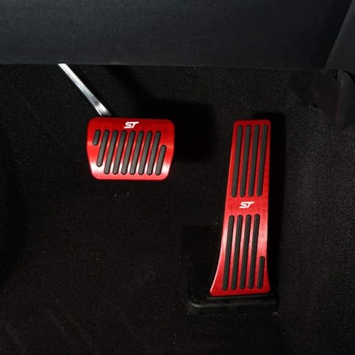 LEXLEY 2PCS Anti-Slip Aluminum Brake Gas Pedal Pads,Auto No - Product Imagery