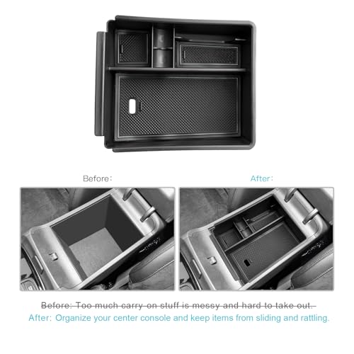 CDEFG for 2025 2026 Hyundai Tucson Center Console Organizer - Product Imagery