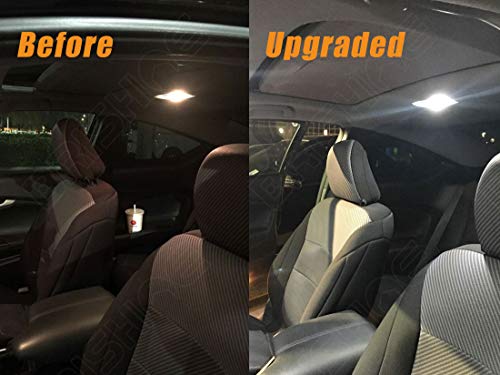 White Interior LED Lights Kit for Honda Fit Jazz 2006 2007 2008 - Product Imagery