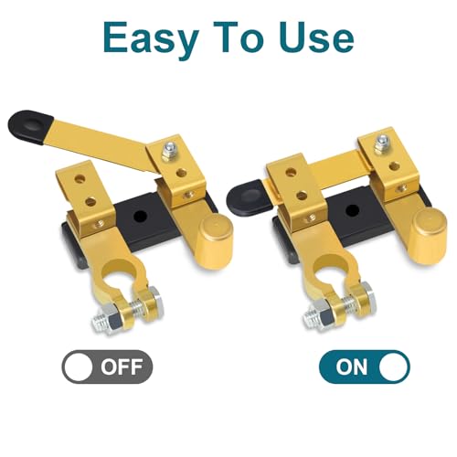 Battery Disconnect Switch, Battery Cut Off Shut Off Kill Switch - Product Imagery
