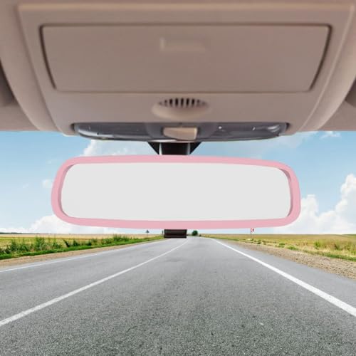 YoRise Car Rear View Mirror Protector Frame, Rearview Edge Cover - Product Imagery