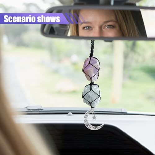 Hanging Car Charm, Crystal Car Hanging Ornament, Car Interior - Product Imagery