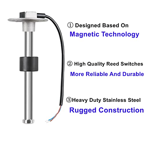 Fuel Sending Unit 240-33 Ohm 12"(300mm) Boat Float Sender - Product Imagery