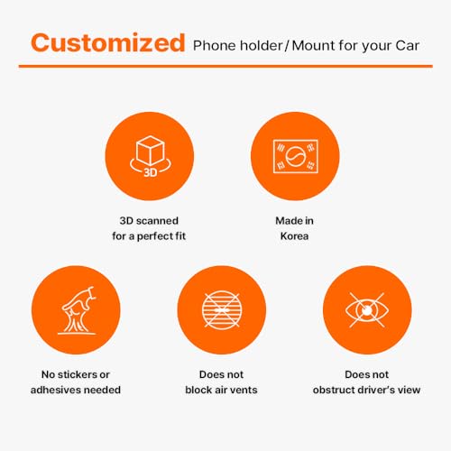 FICS Car Phone Holder for KIA Seltos 2023, 2024, 2025, 2026 – - Product Imagery
