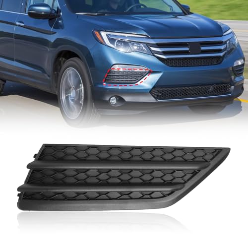 BXZ Passenger Bumper Insert Fog Light Cover For 2016 2017 2018 - Product Imagery
