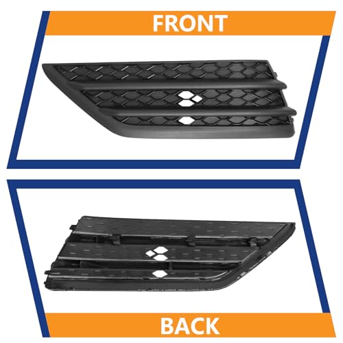 BXZ Driver Bumper Insert Fog Light Cover for 2016 2017 2018 - Product Imagery