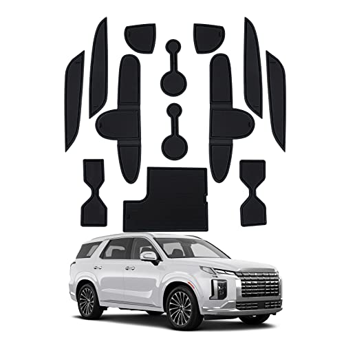 SHAOHAO for 2024 2025 Hyundai Palisade Door Slot Mats 2025 - Product Imagery