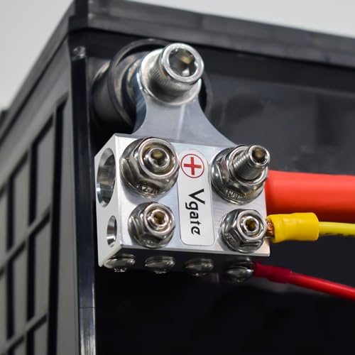 Vgate 12-Way Terminal Block Bus Bar, Multi-Size Connectors for - Product Imagery