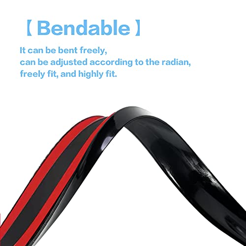 Car Trunk Spoiler Roof Lip Kit,3D PU Rear Trunk Lip or Roof - Product Imagery
