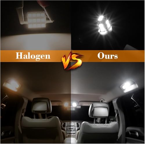 iFunyLED 24 Pieces Dome Light LED Car Interior Bulb Kit Set 194 - Product Imagery