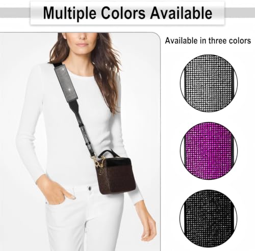 ecocstm 2 PCS Bling Car Seat Belt Shoulder Pads, Bling Seat Belt - Product Imagery