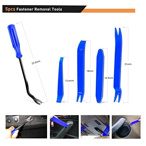 GOOACC 860Pcs Car Push Retainer Clips & Auto Fasteners Assortment - Product Imagery