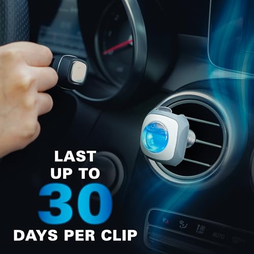 Air Jungles New Car Scent Car Air Freshener Vent Clip 6 Ct, Long - Product Imagery