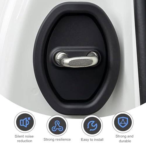 Car Door Shock Absorber, 2 PCS Silicone Silent Absorption Lock - Product Imagery