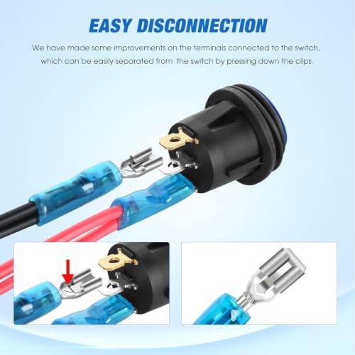 Nilight 5 Gang Rocker Switch Panel IP67 Waterproof 12V/24V - Product Imagery