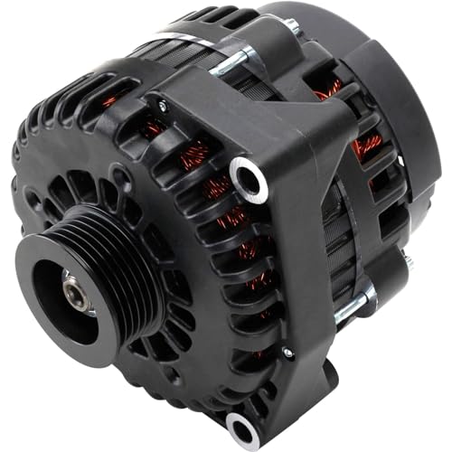 Black Alternator For LS Truck 1999-06 220 Amp High Output AD244 - Product Imagery