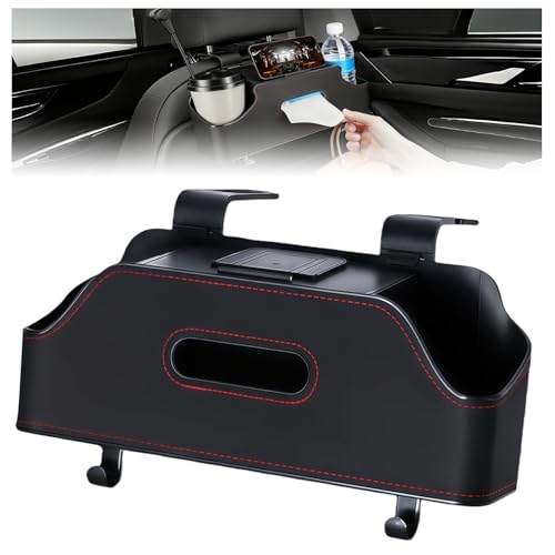 Backseat Car Organizer with Cup Holder, Car Seat Back Organizer, - Product Imagery