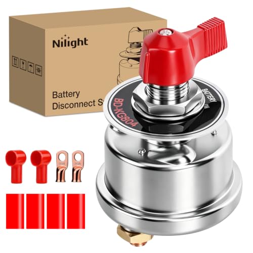 Nilight Battery Disconnect Switch 300A 12-48V - Product Imagery