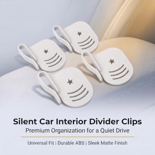 4 PCS Car Door Side Storage Partition, Divider Baffle Car Side - Product Imagery