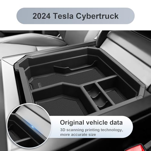 SKTU 2-Pack for 2024 2025 2026 Tesla Cybertruck Center Console - Product Imagery