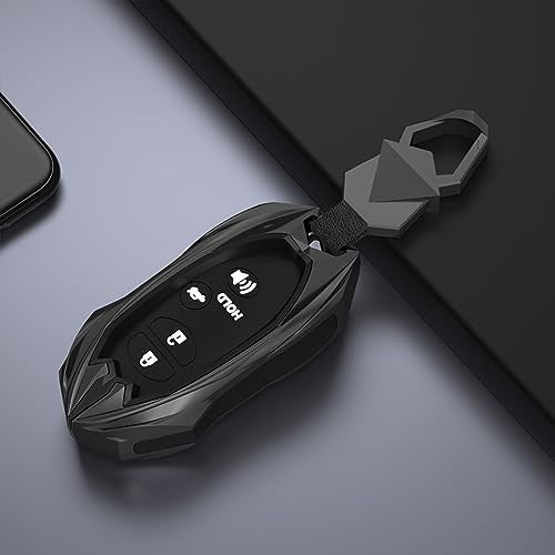 Zinc Alloy Key Fob Case Cover Holder Shell Compatible for Toyota - Product Imagery