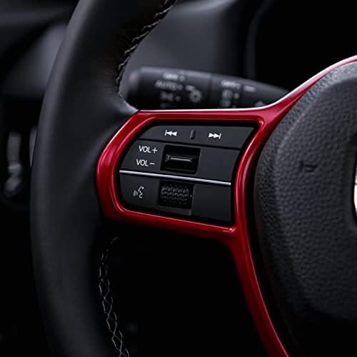 CKE for Honda Civic CR-V HR-V Accord Center Console Cover -Red - Product Imagery