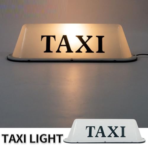 DC12V LED TAXI Sign Cab Roof Top Car Super Bright Light Lamp - Product Imagery