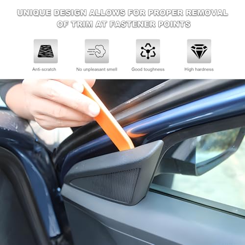 4 PCS Car Door Clip Panel Trim Removal Tool Kit, No-Scratch - Product Imagery